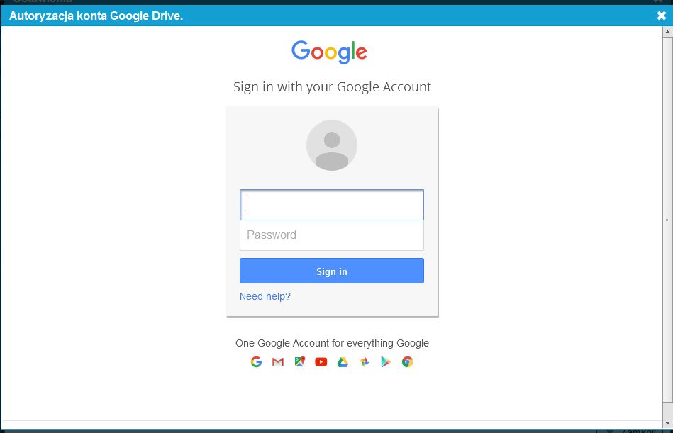 Zapis Danych Na Koncie Google Dysk Google Drive