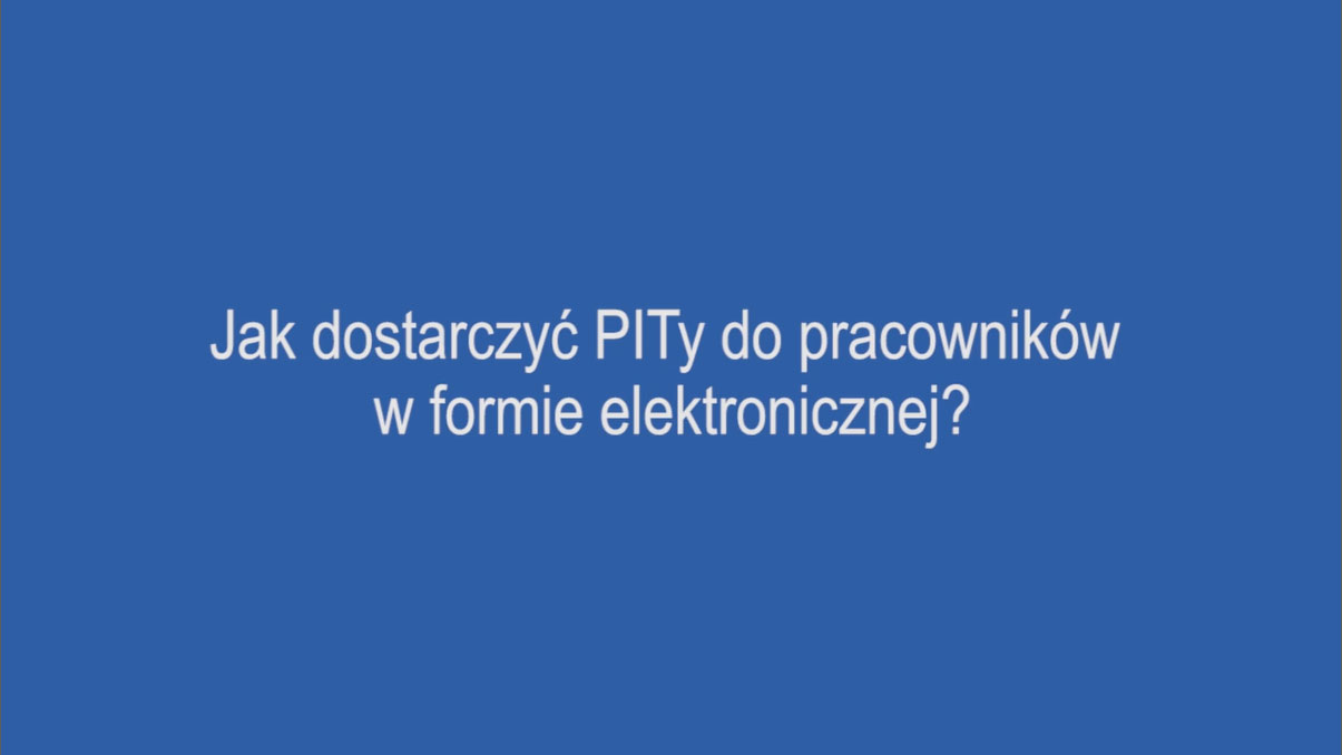 Jak dostarczyć PITy do pracowników w formie elektronicznej?