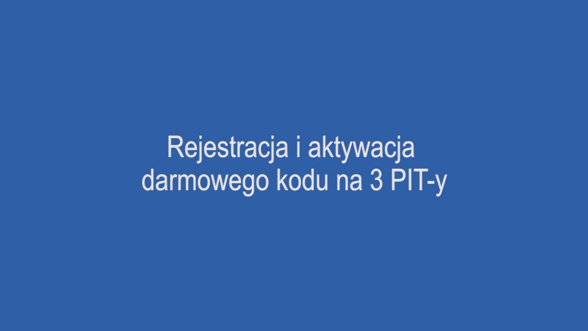 Rejestracja w programie e-pity Płatnika i aktywacja darmowego kodu na 3 PITy